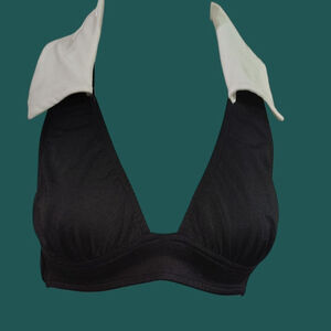 Vintage Cropped Collared Halter Shirt